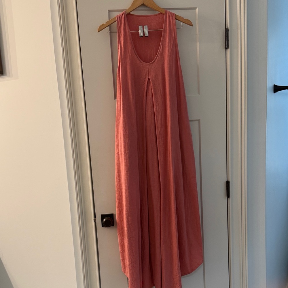 HALARA Coral Sleeveless Maxi Dress